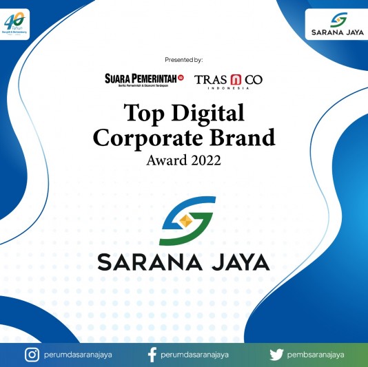 Berhasil Tingkatkan Aktivitas di Ranah Digital, Sarana Jaya Raih Penghargaan Top Digital Corporate Brand Award dari SuaraPemerintah.ID dan TRAS N CO Indonesia