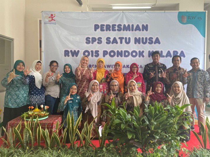 Mendukung Pendidikan Anak Usia Dini, Sarana Jaya bersama Kasudin Jakarta Timur Meresmikan PAUD SPS Satu Nusa di Menara Samawa, Nuansa Pondok Kelapa