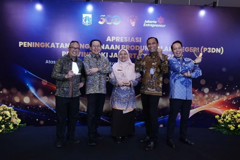 Sarana Jaya Raih Peringkat II Apresiasi P3DN Pemerintah Provinsi DKI Jakarta Kategori Badan Usaha Milik Daerah